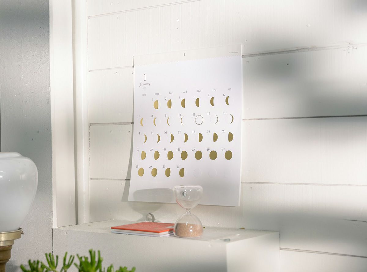 Moon Calendar GOLD 2026