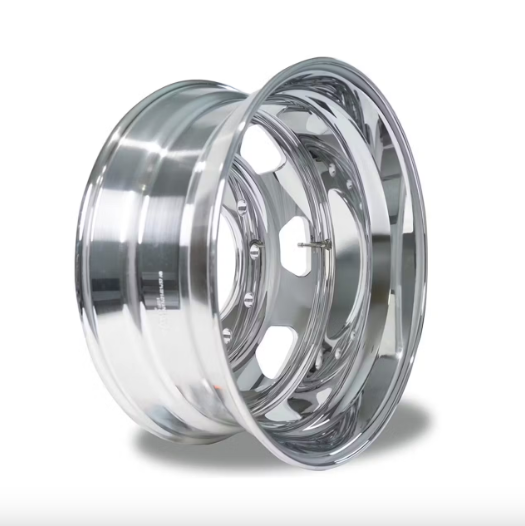 22.5" Kenworth Style Polished Aluminum Hub Piloted Rim