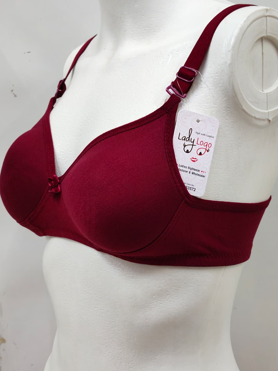 C cup pad bra