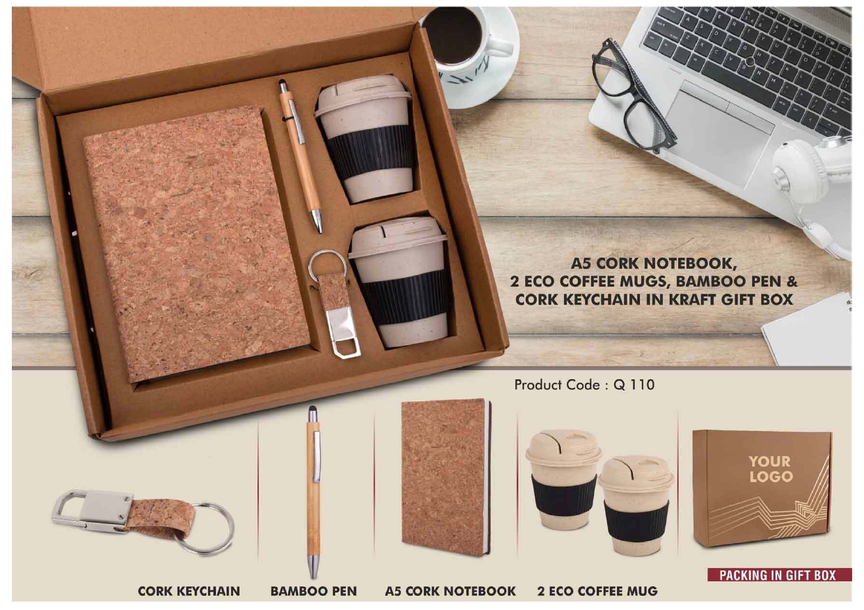 Eco-friendly Office Gift Set MIN 100 PCS 