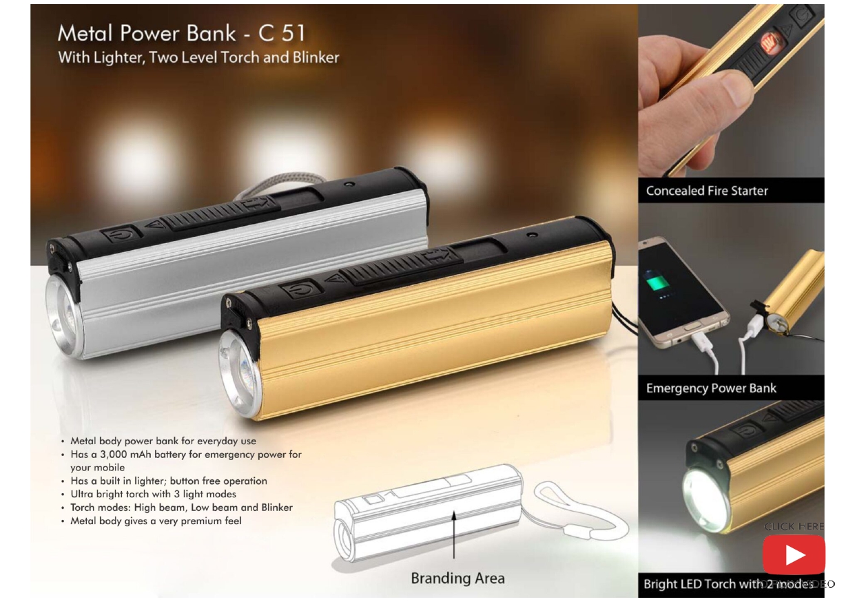 Metal Power Bank - C 51