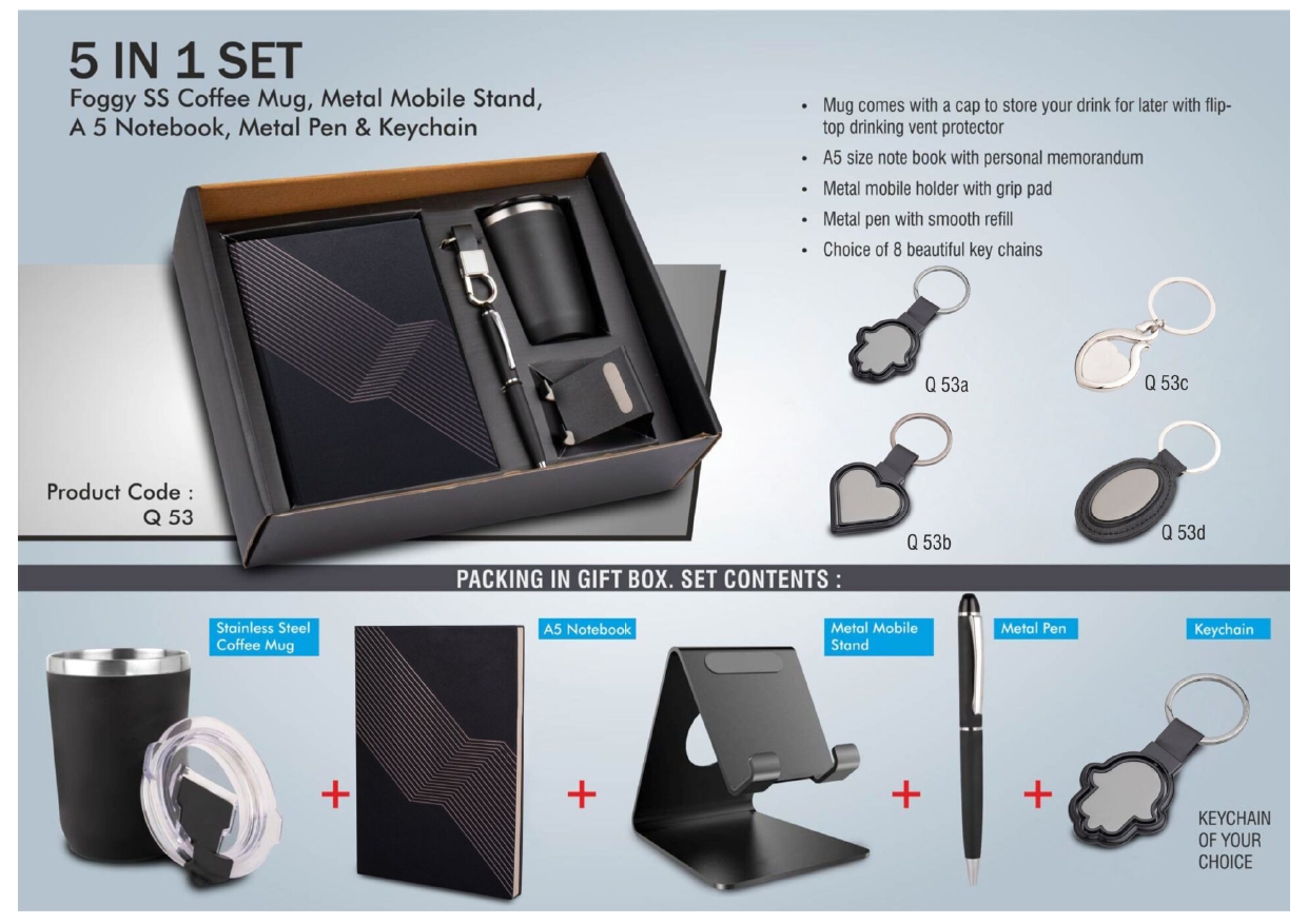 5 in 1 Office Gift Set MIN 100 PCS 