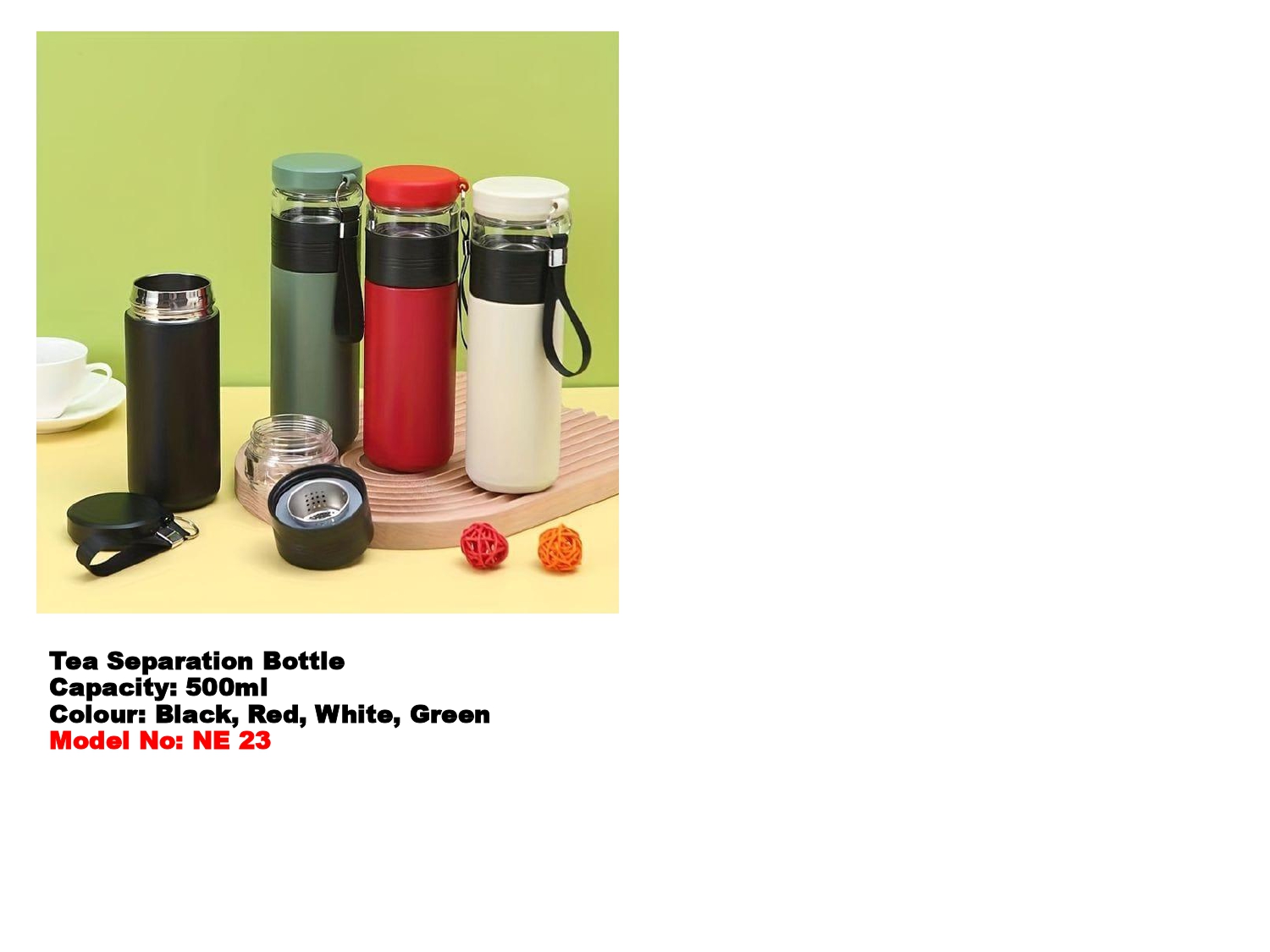 Tea Separation Bottle MIN 100 PCS