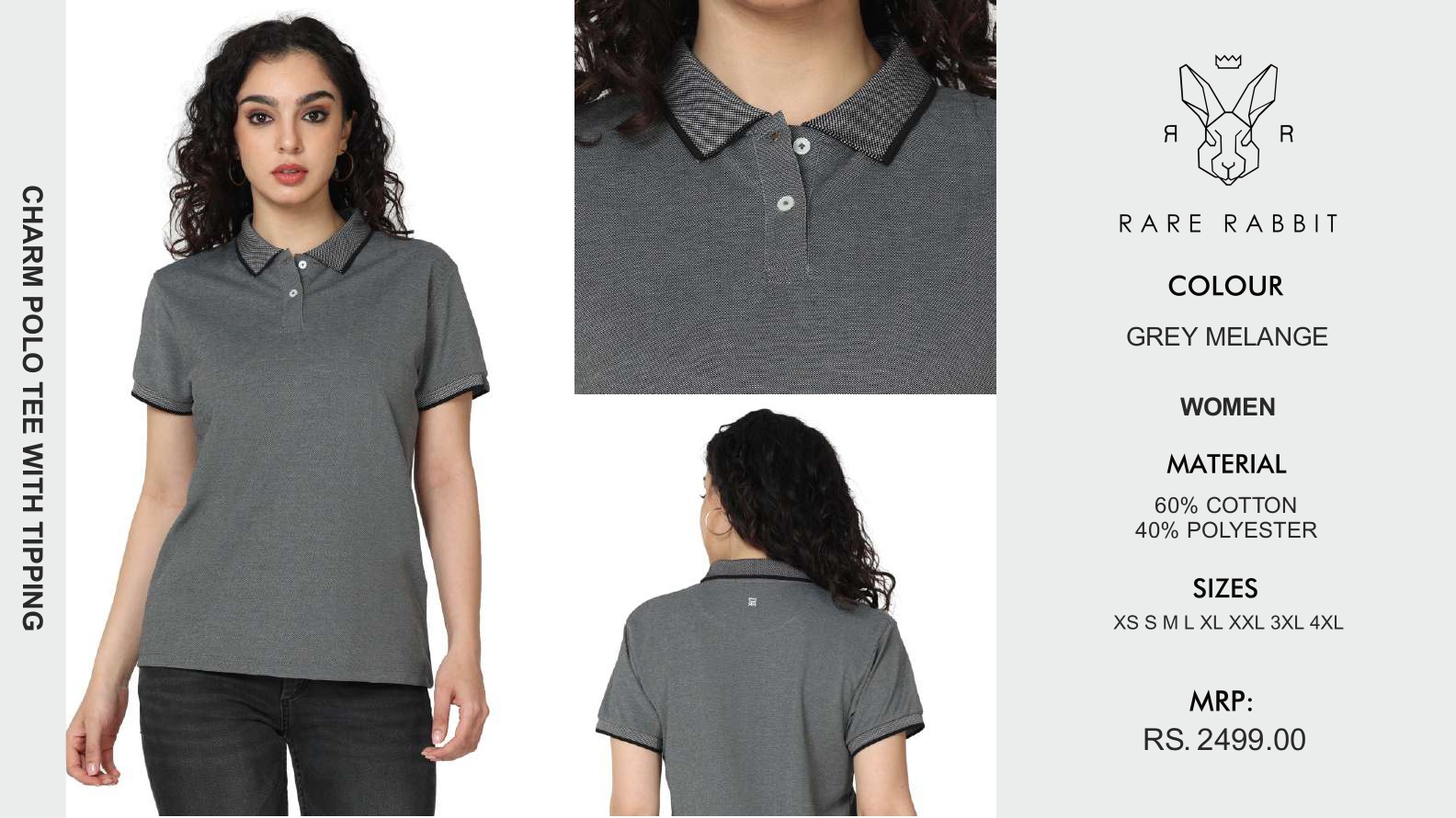 Charm Polo Tee with Tipping