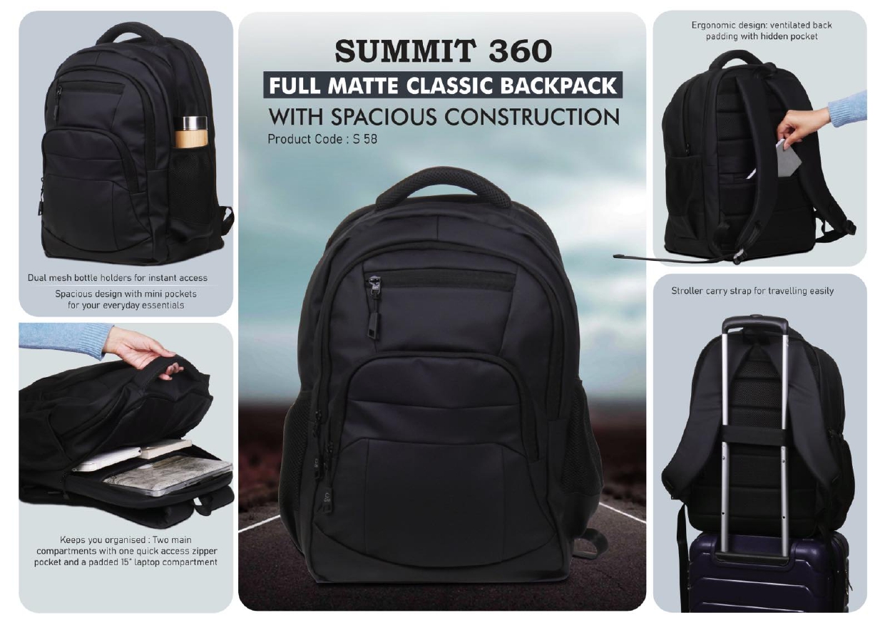 Summit 360 Full Matte Classic Backpack