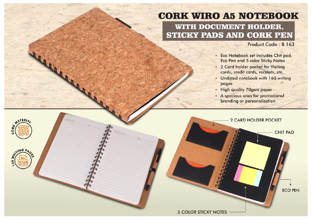 Cork Wiro A5 Notebook
