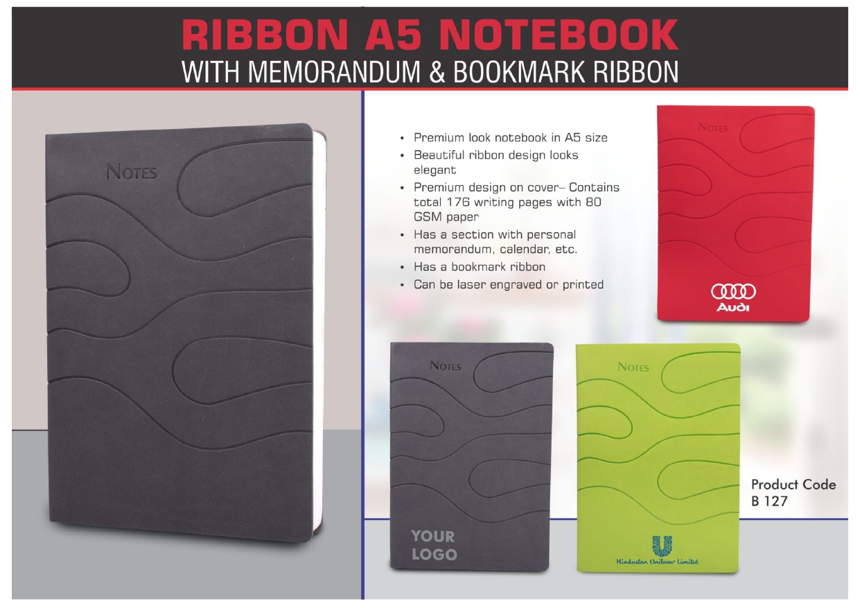 Ribbon A5 Notebook