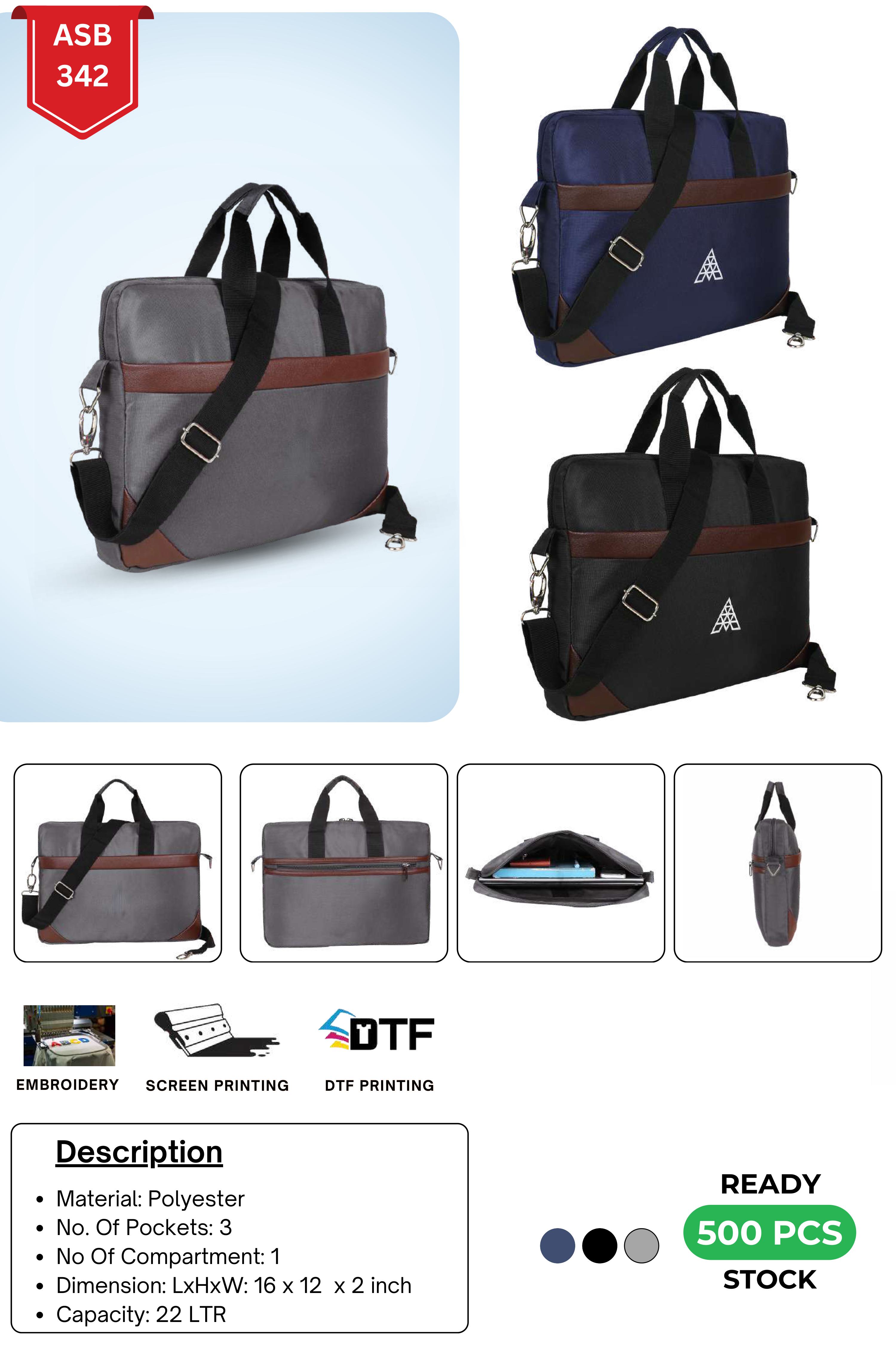 Stylish Polyester Laptop Bag