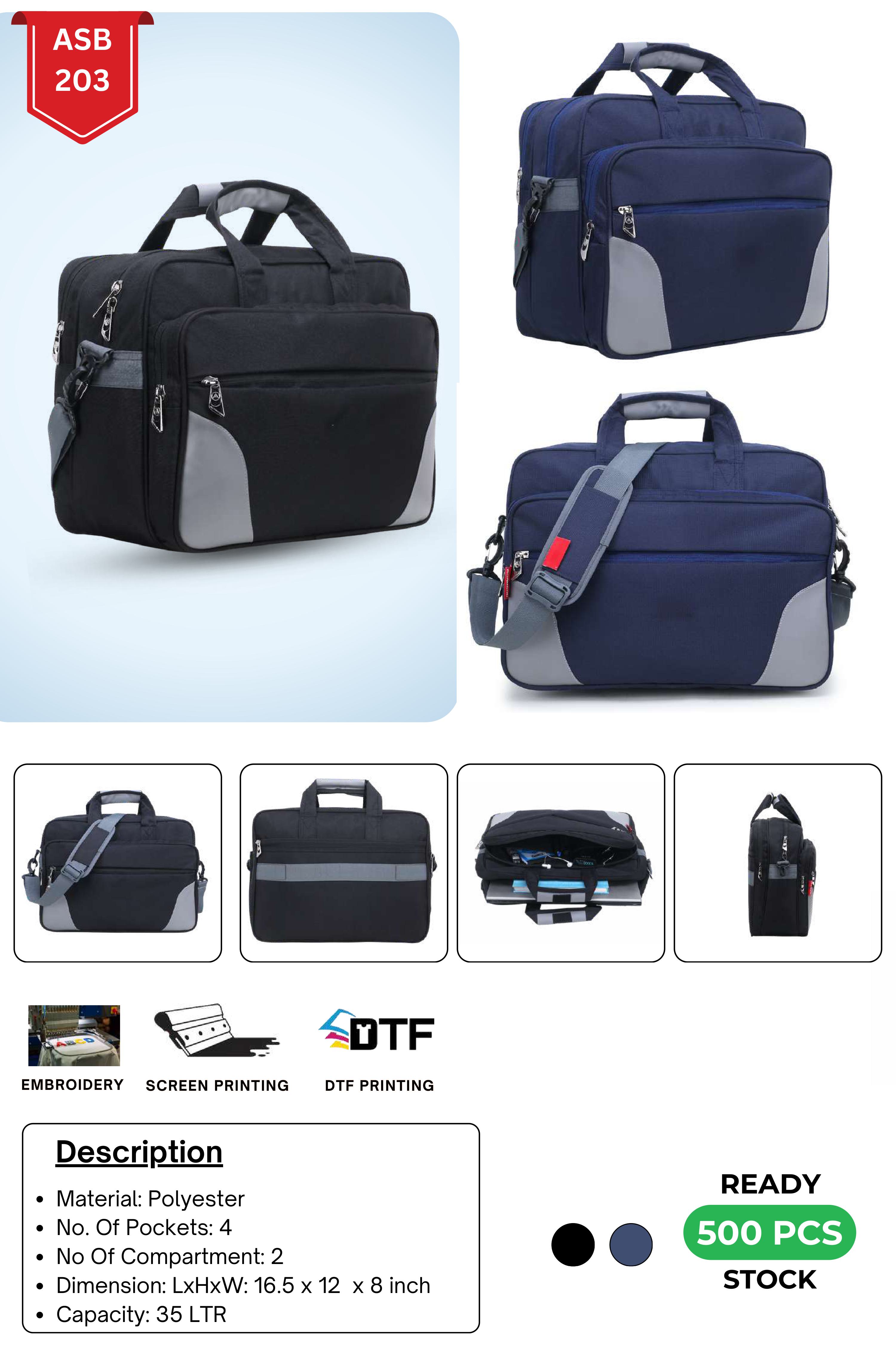 Multipurpose Polyester Laptop Bag