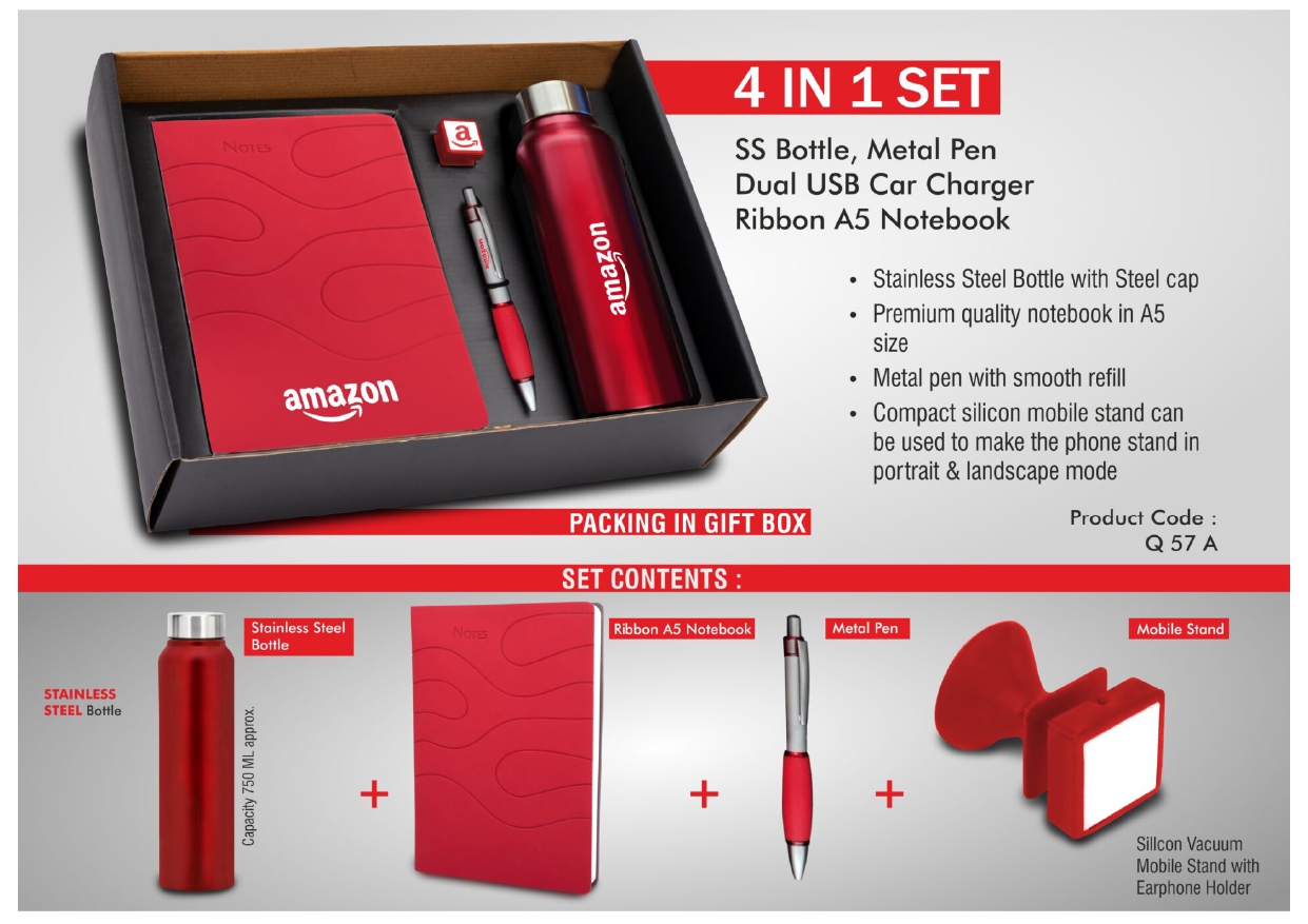 4 in 1 Corporate Gift Set MIN 100 PCS 