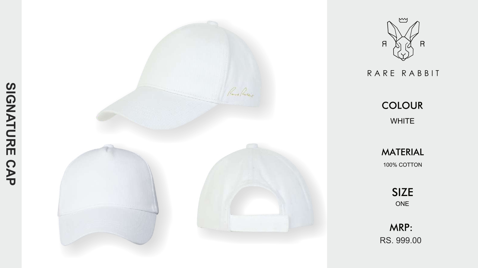 Signature White Cap