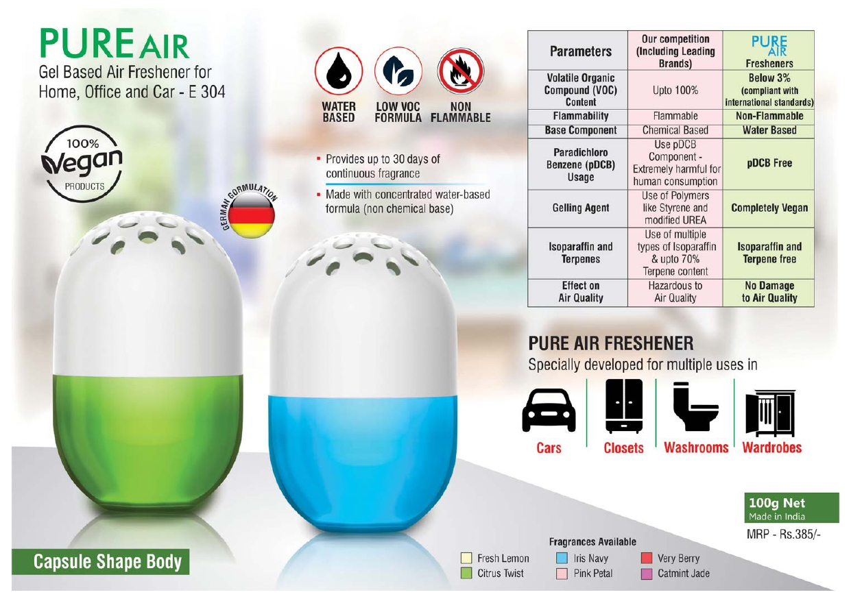 Pure Air Gel Based Air Freshener