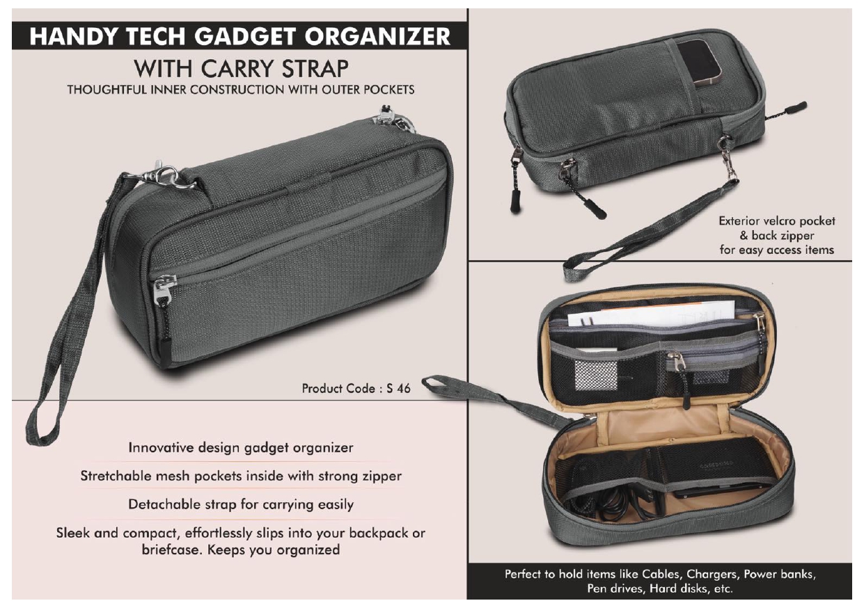 Handy Tech Gadget Organizer
