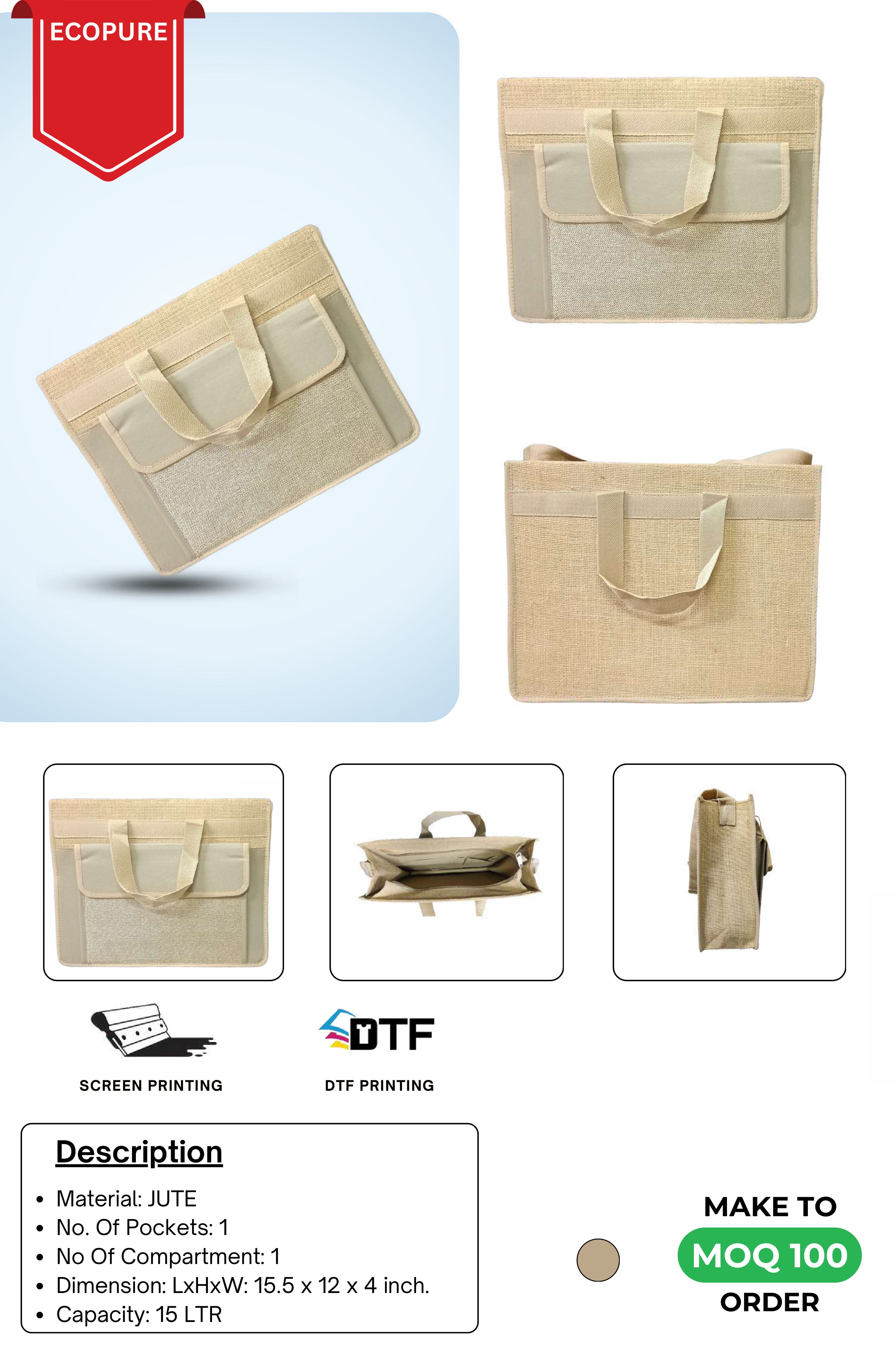 Jute Office Bag