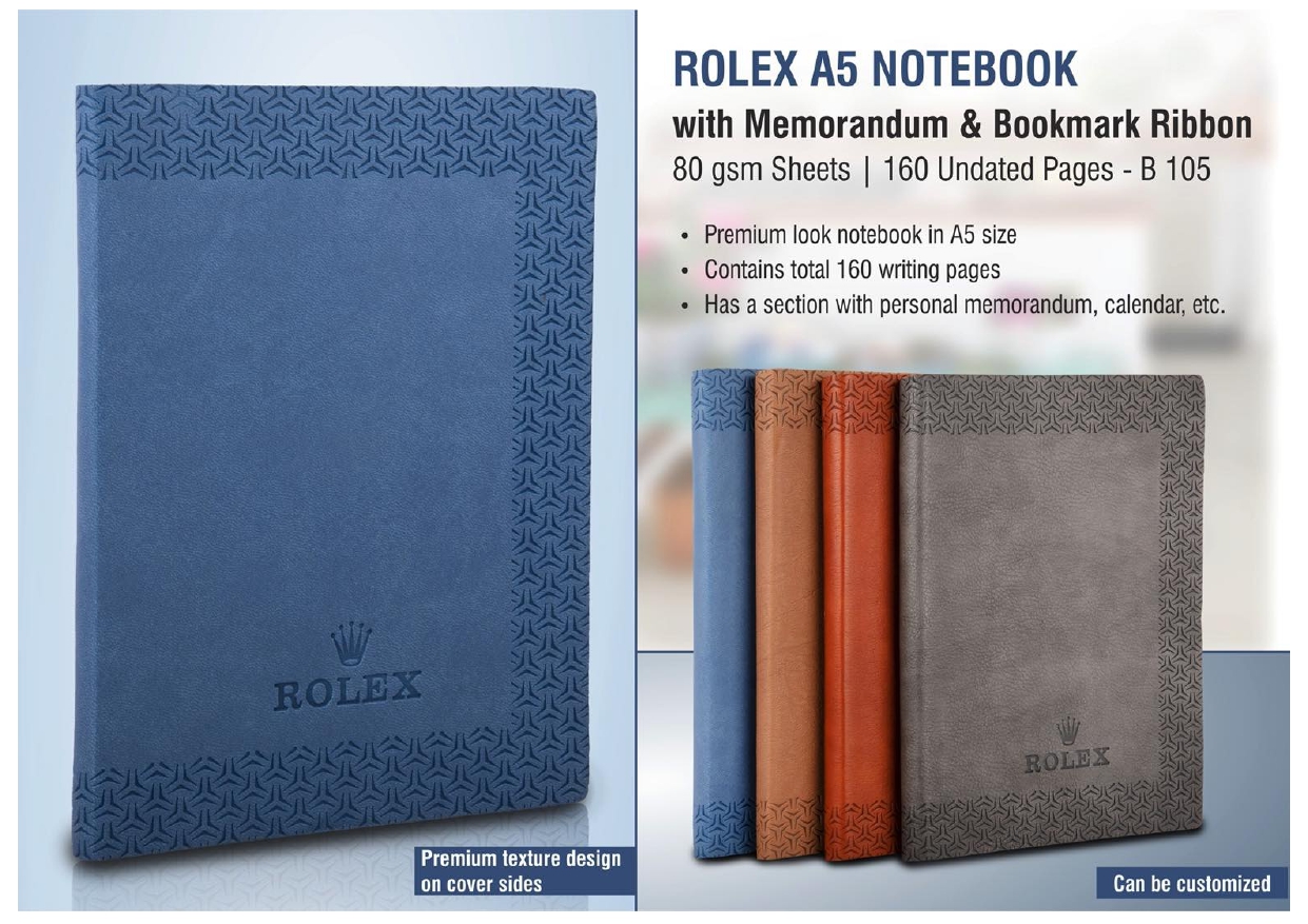 Rolex A5 Notebook