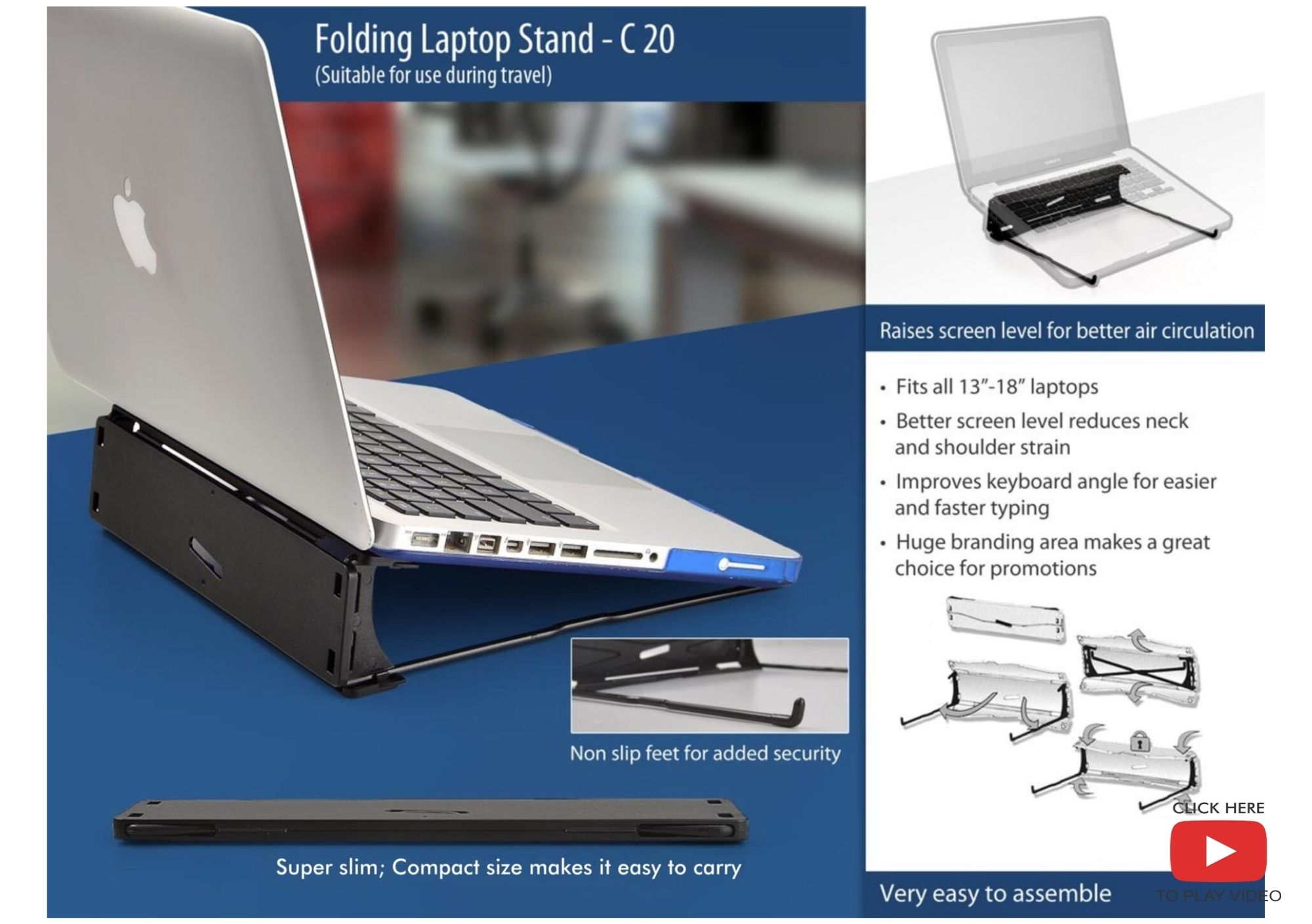 Folding Laptop Stand - C20