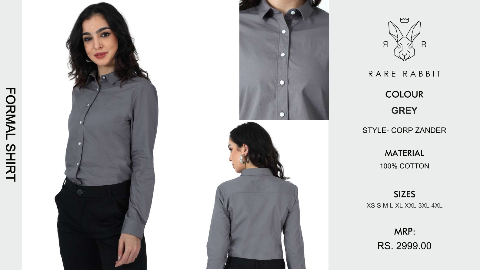 Grey Formal Shirt