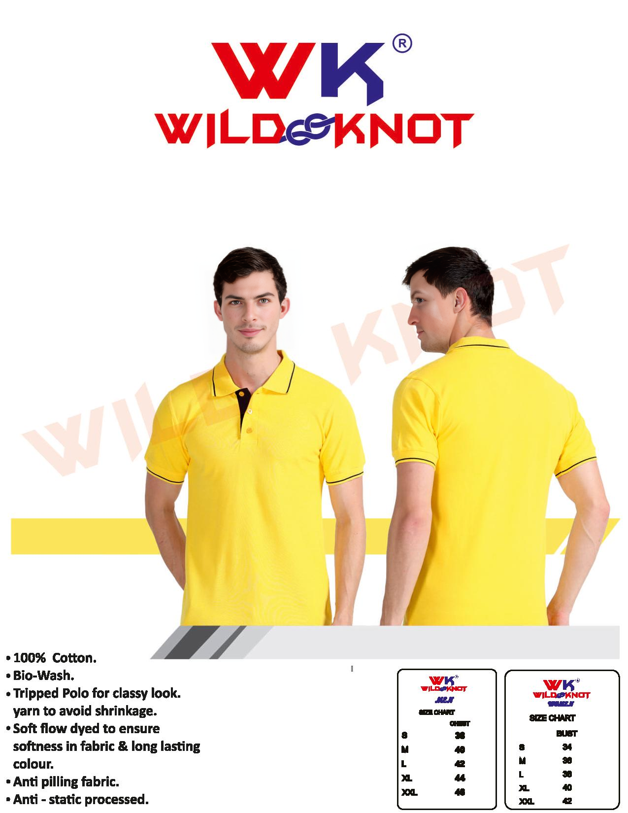Yellow Tipped Polo T-Shirt