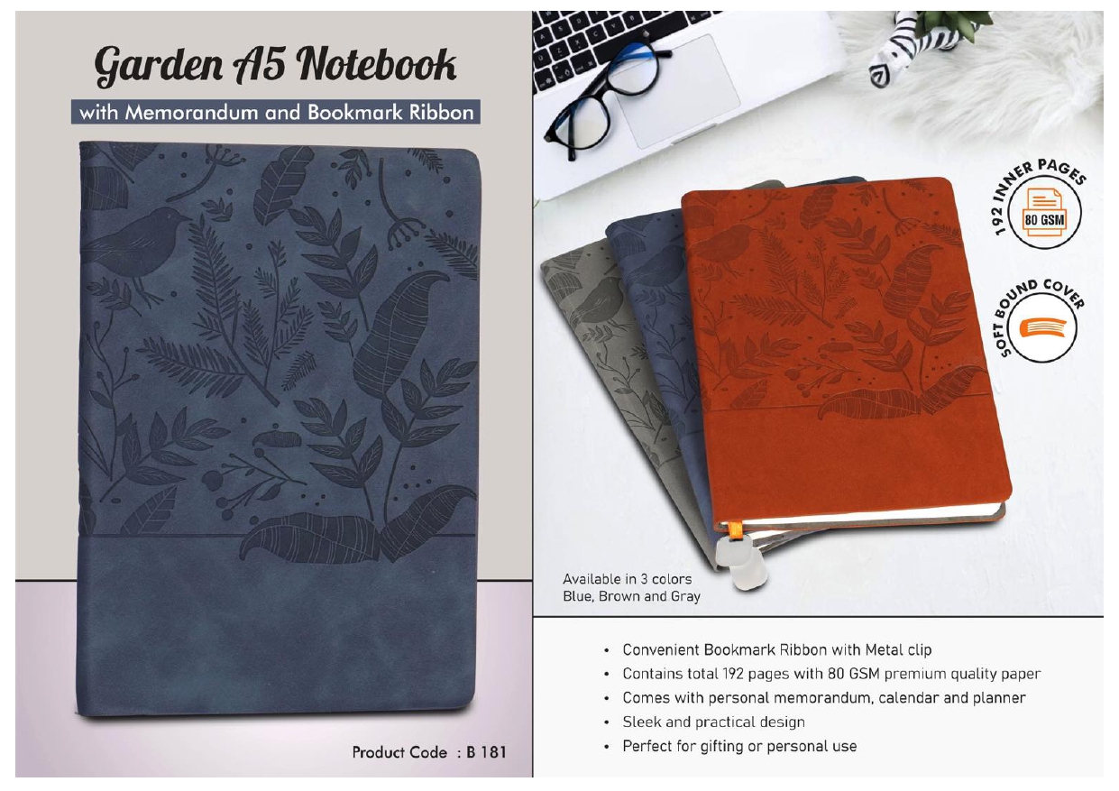 Garden A5 Notebook