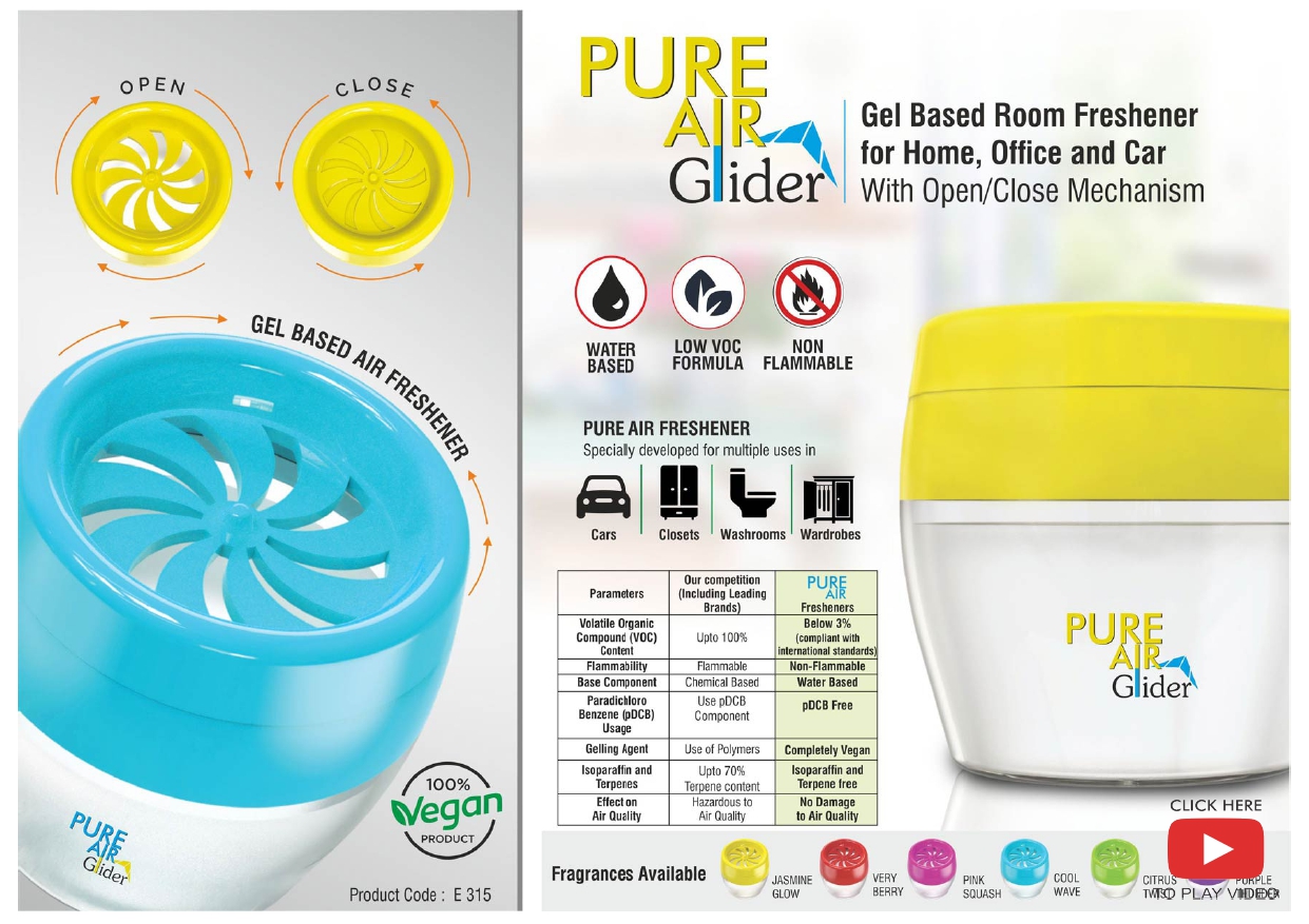 Pure Air Glider Gel Based Room Freshener