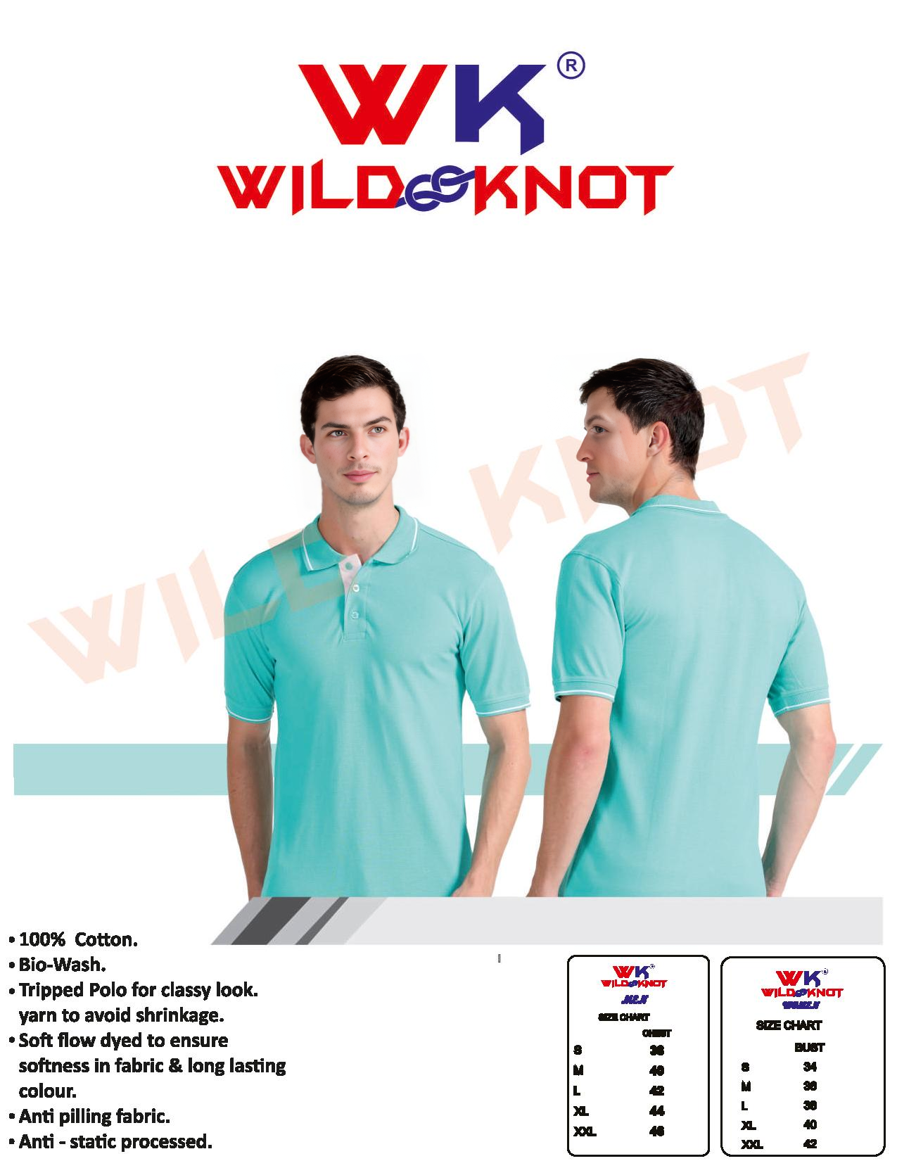 Wild Knot Men's Tripped Polo T-Shirt