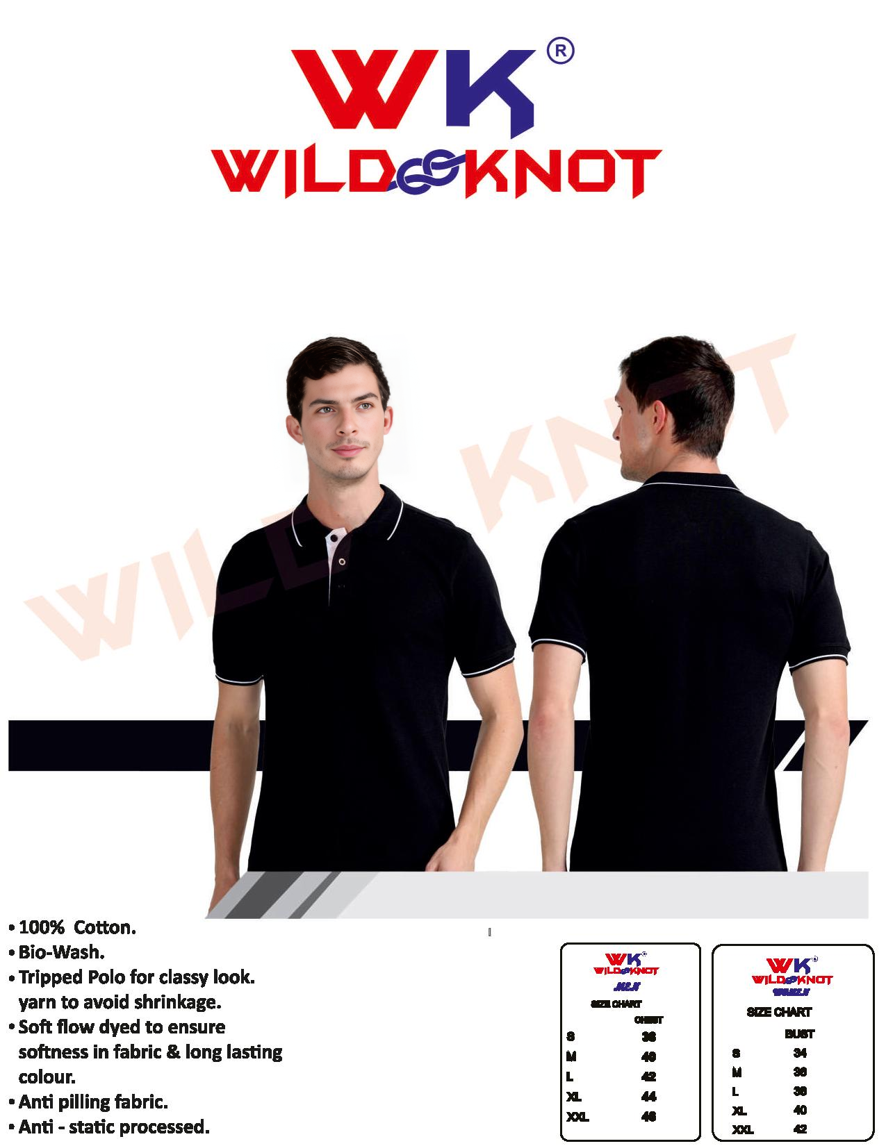 Wild Knot Tipped Polo Shirt