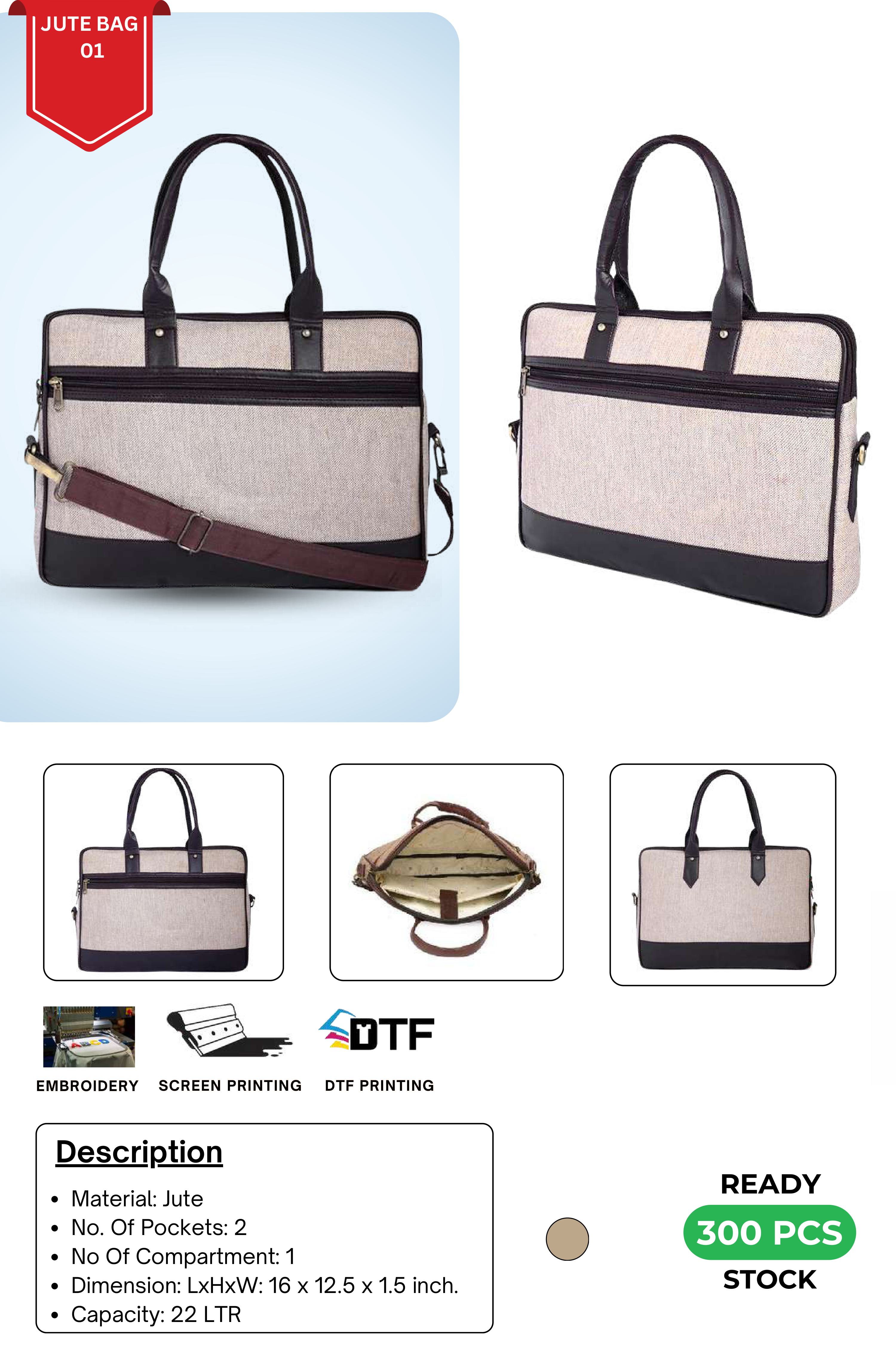 Jute Office Bag