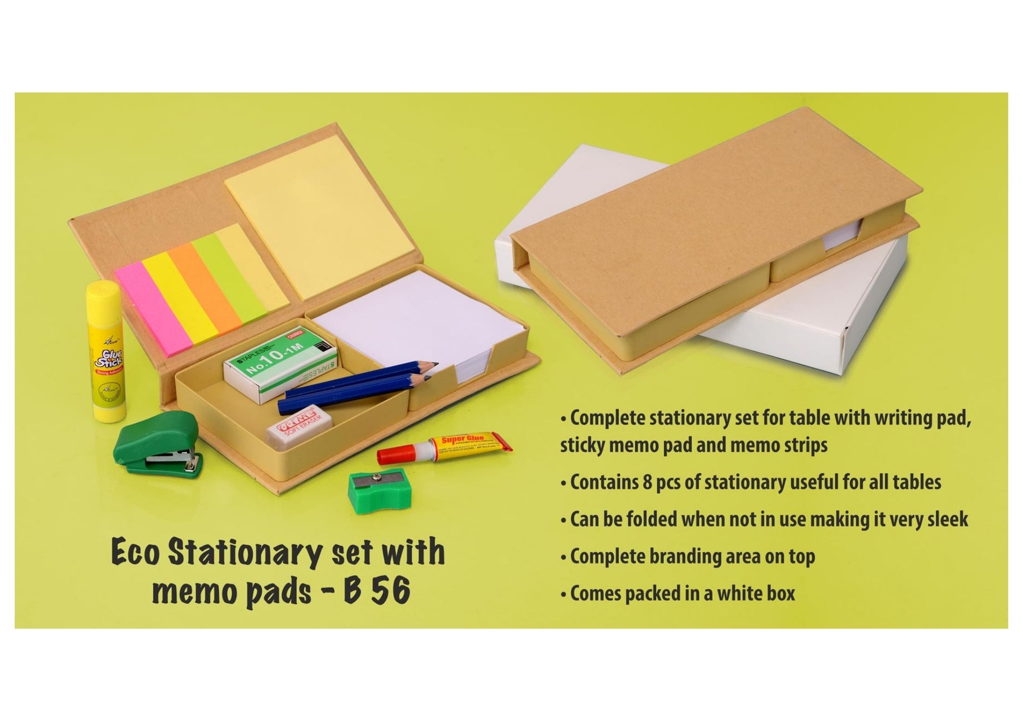 Eco Stationary Set with Memo Pads