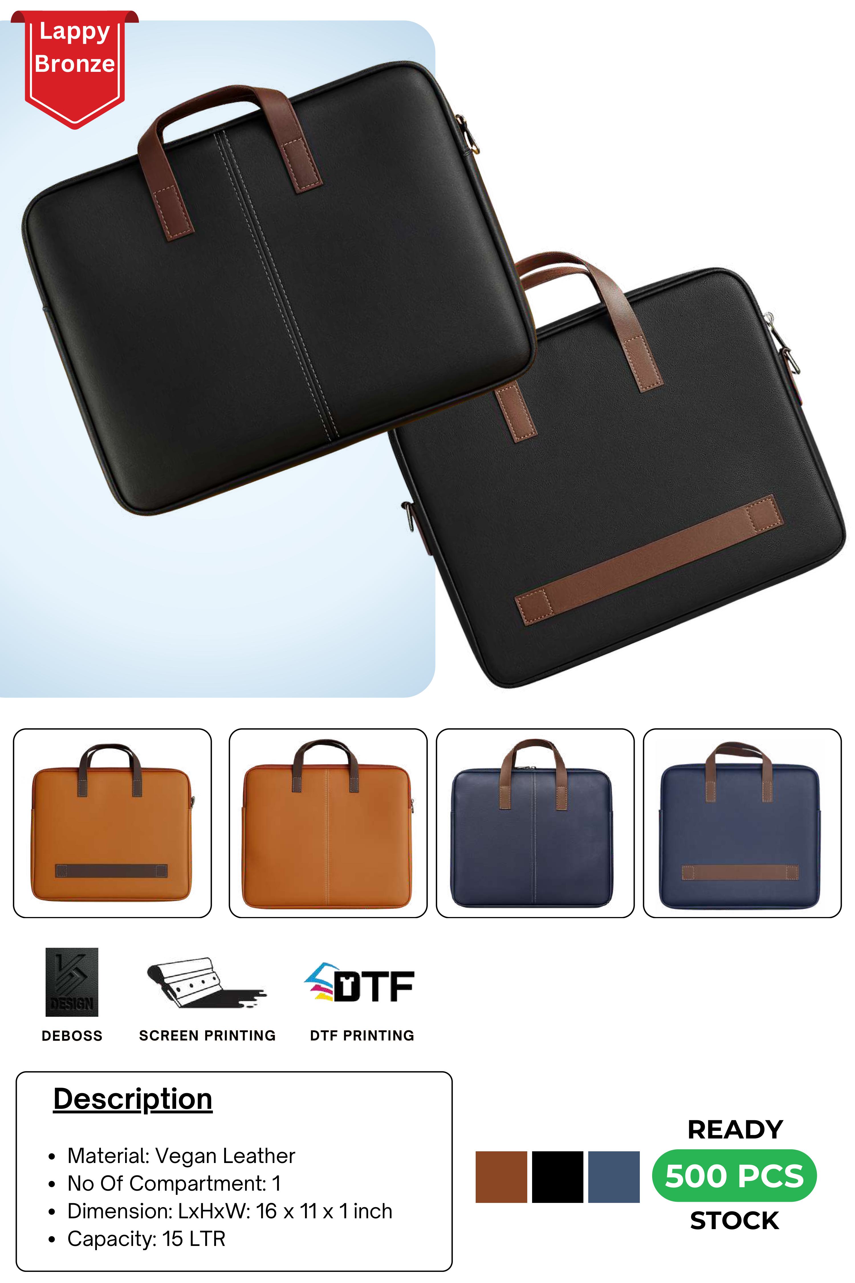 Lappy Bronze Laptop Bag