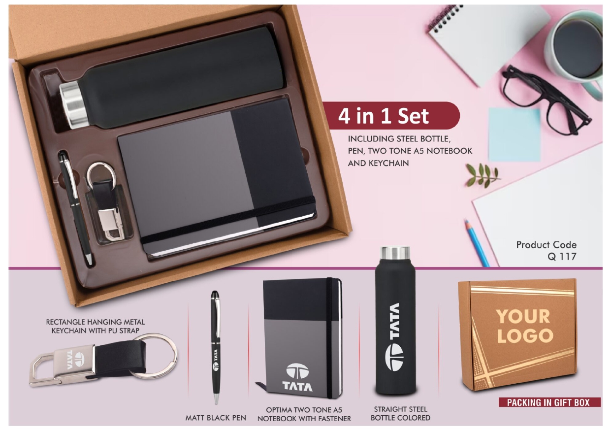 Corporate Gift Set – 4 in 1 MIN 100 PCS 
