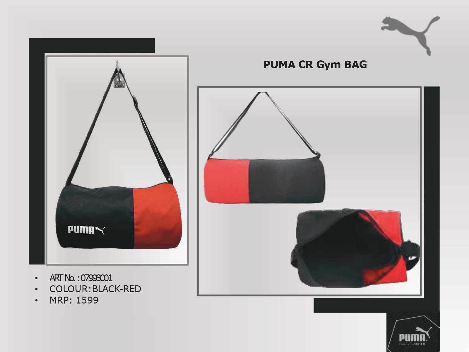 PUMA CR Gym Bag MIN 100 PCS ORDER