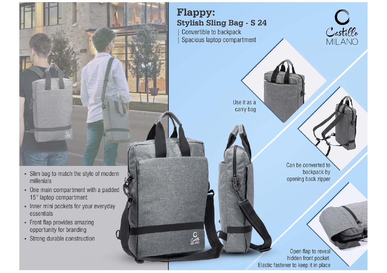 Flappy: Stylish Sling Bag - S 24