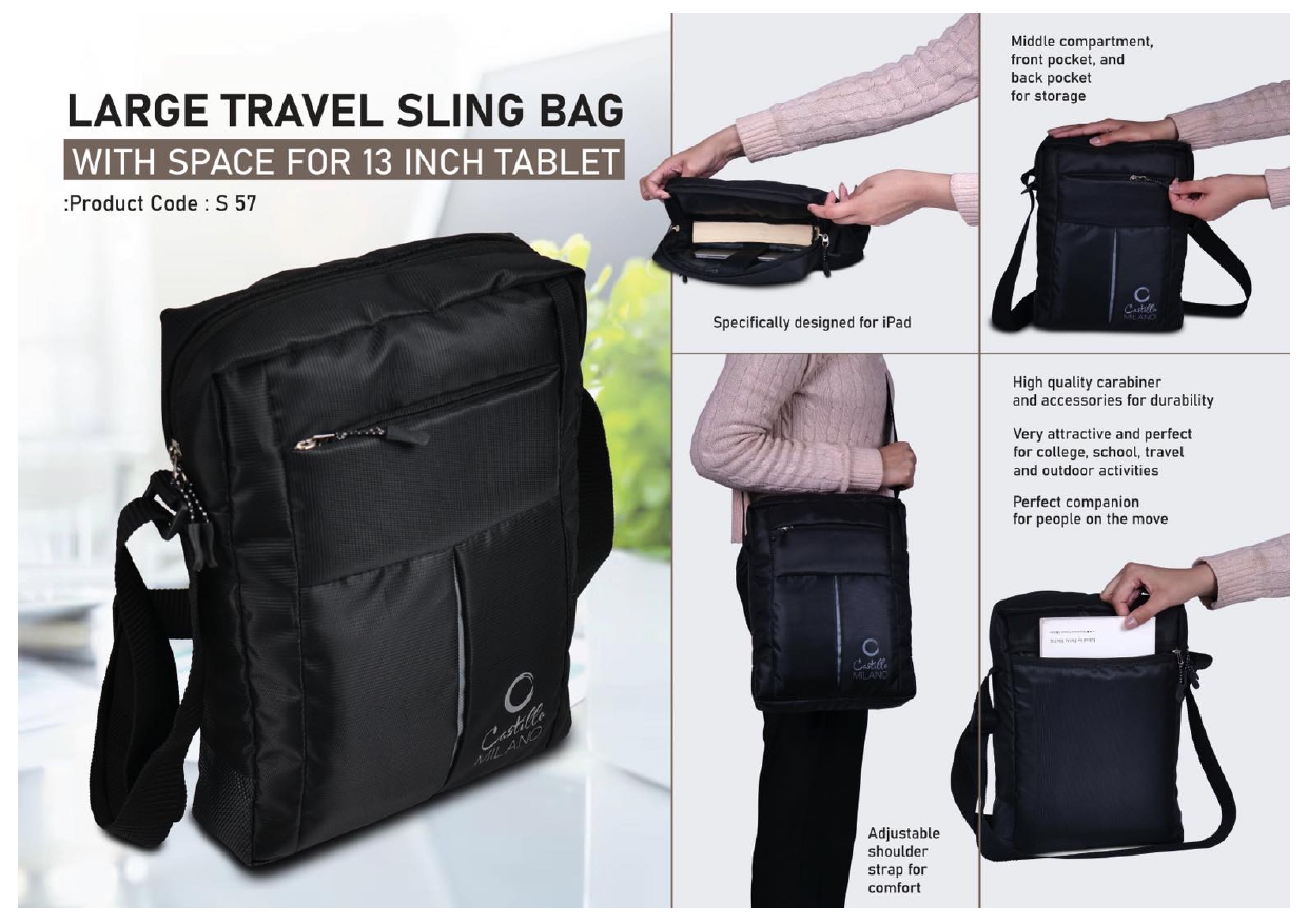 Large Travel Sling Bag