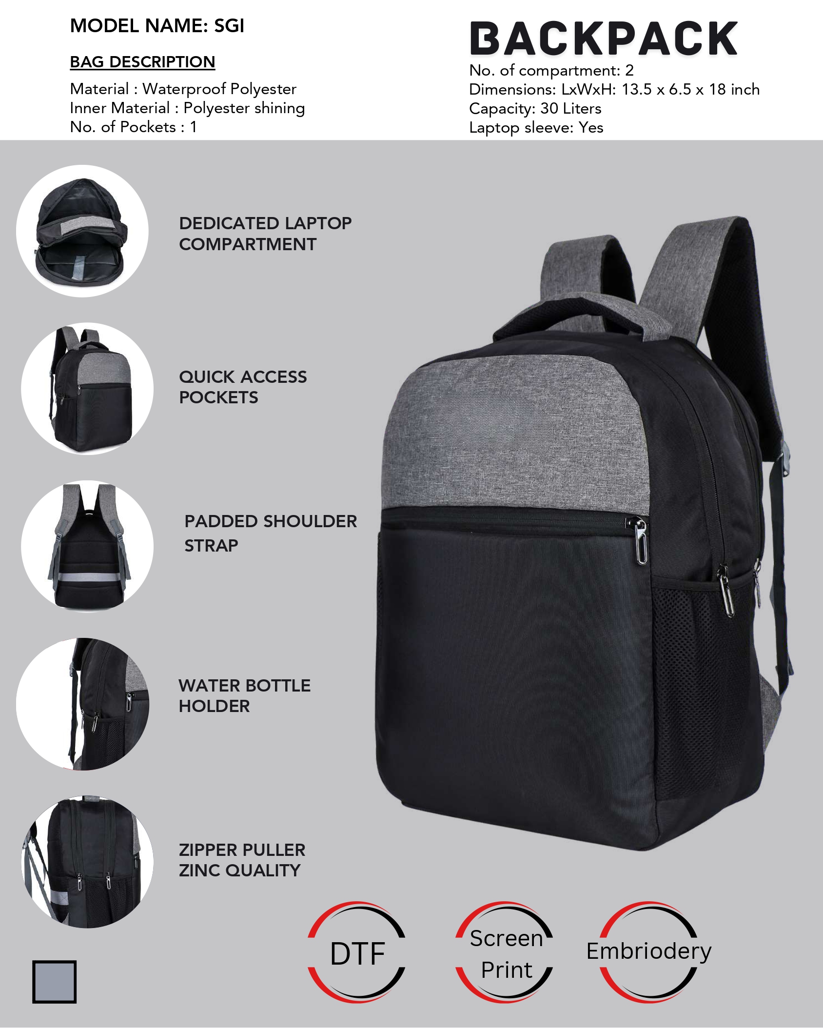 SGI Backpack