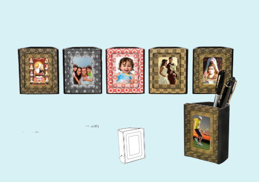 Exclusive 3D Photo Frame with Tumbler