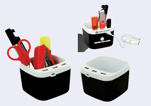 Power Glow USB Hub with Tumbler
