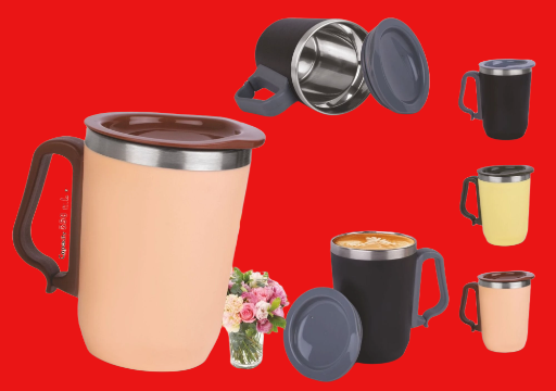 Foggy+ Stainless Steel Coffee Mug with Carabiner Handle