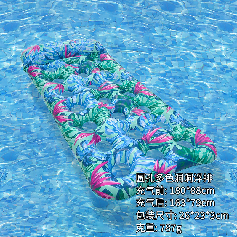 Leaf Pattern Inflatable Pool Float