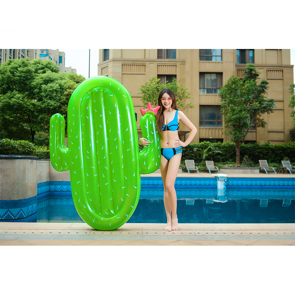 Cactus Shaped Inflatable Pool Float