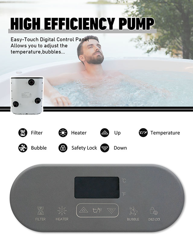 Portable Outdoor Hot SPA Tub Home