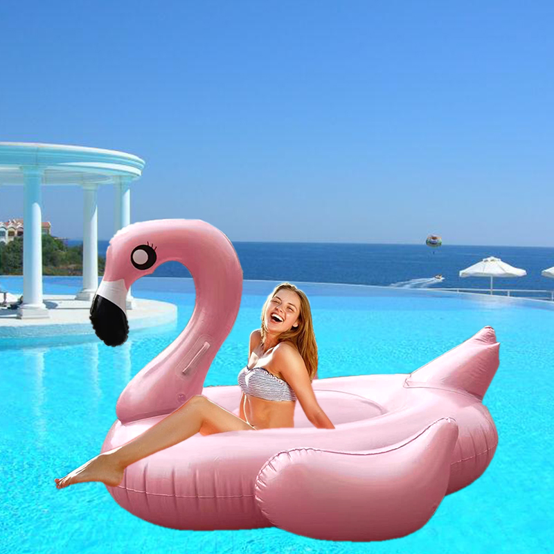 Giant Pink Flamingo Pool Float