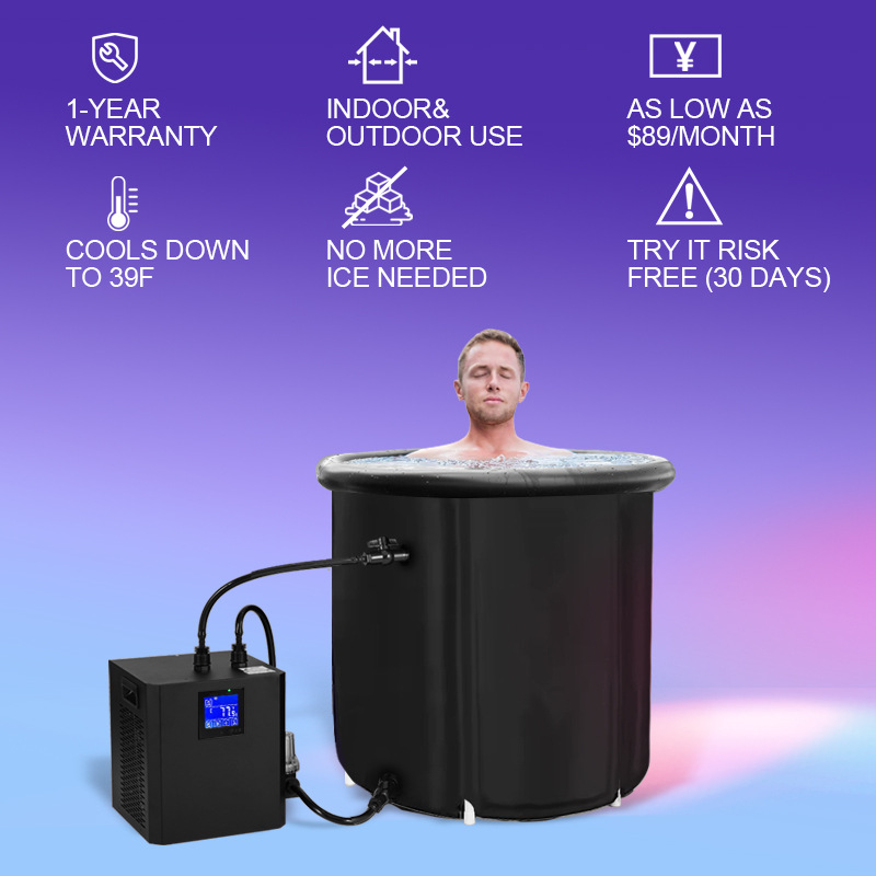 Portable Ice Bath Tub with Chiller