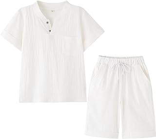 White Cotton Two-Piece Loungewear Set