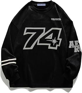 Black '74' Graphic Sweatshirt