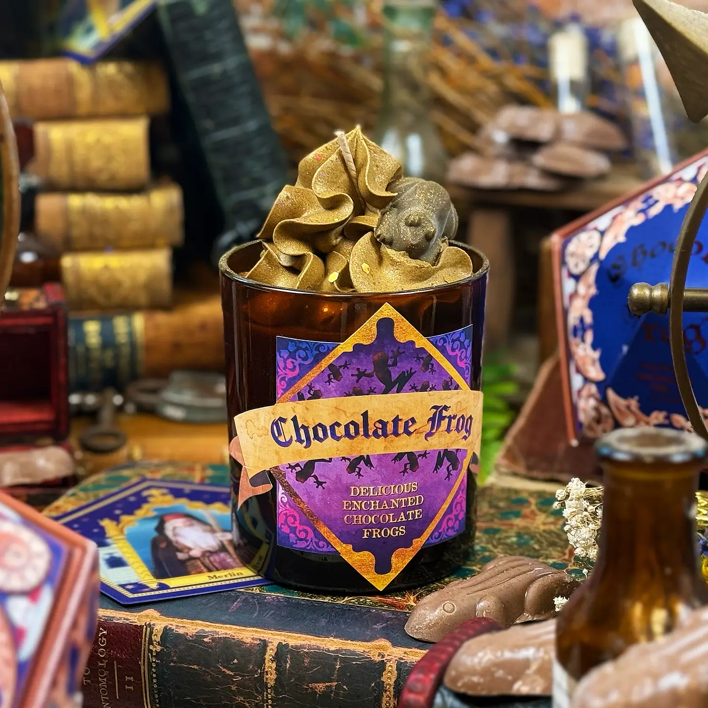 Chocolate Frog Candle
