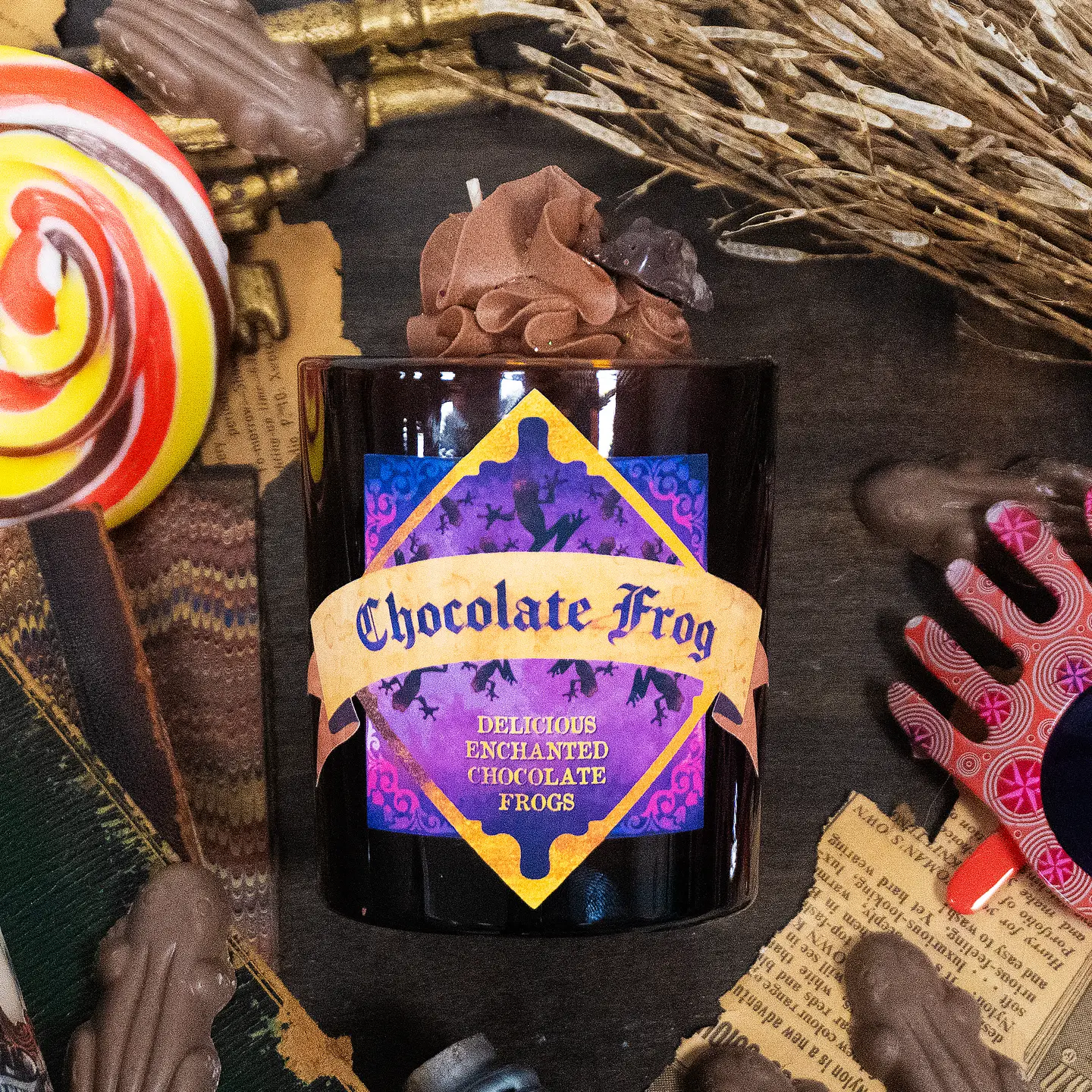 Chocolate Frog Candle