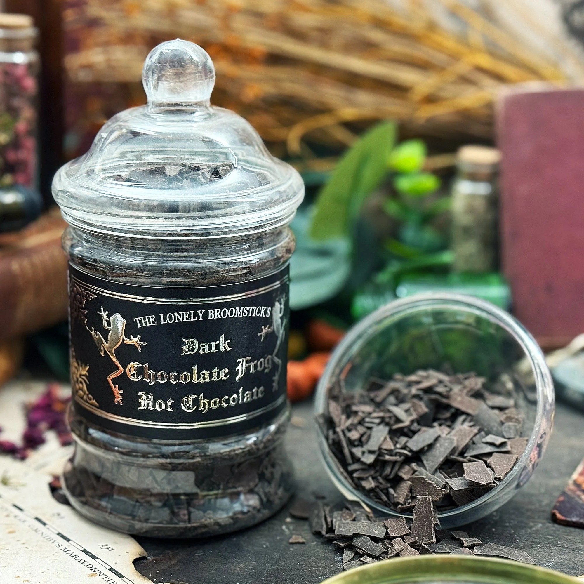 Dark Chocolate Frog Hot Chocolate