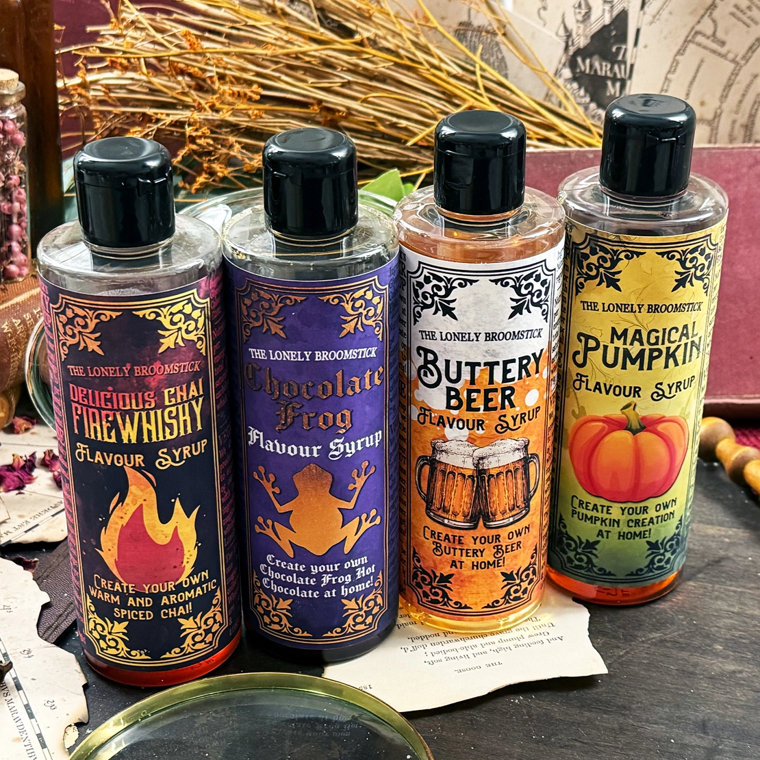 The Lonely Broomstick Flavour Syrups Set
