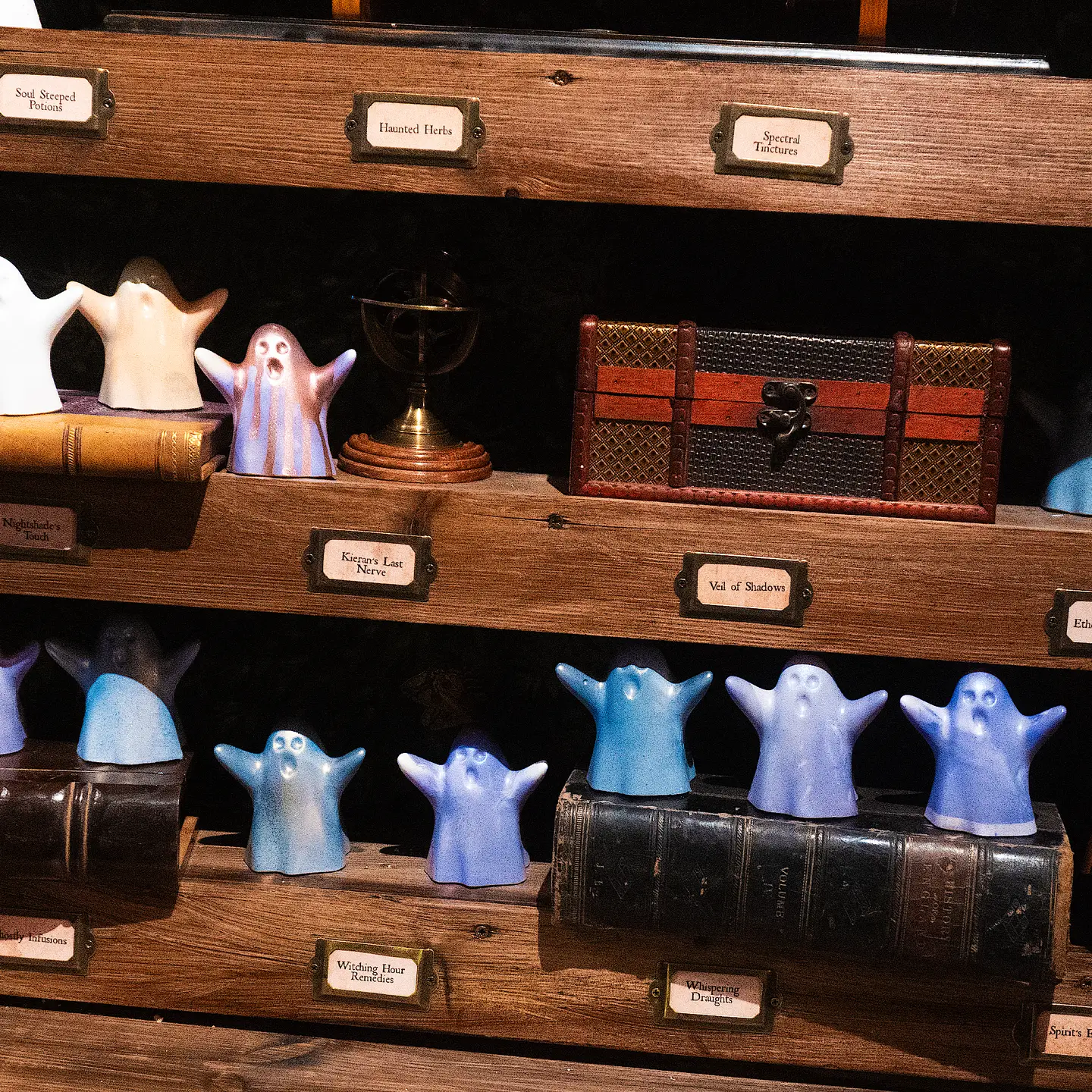 Ceramic Ghost Figurine