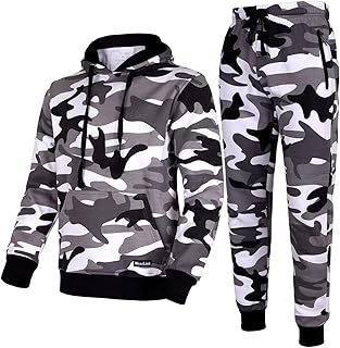Camouflage Hoodie and Sweatpants Set